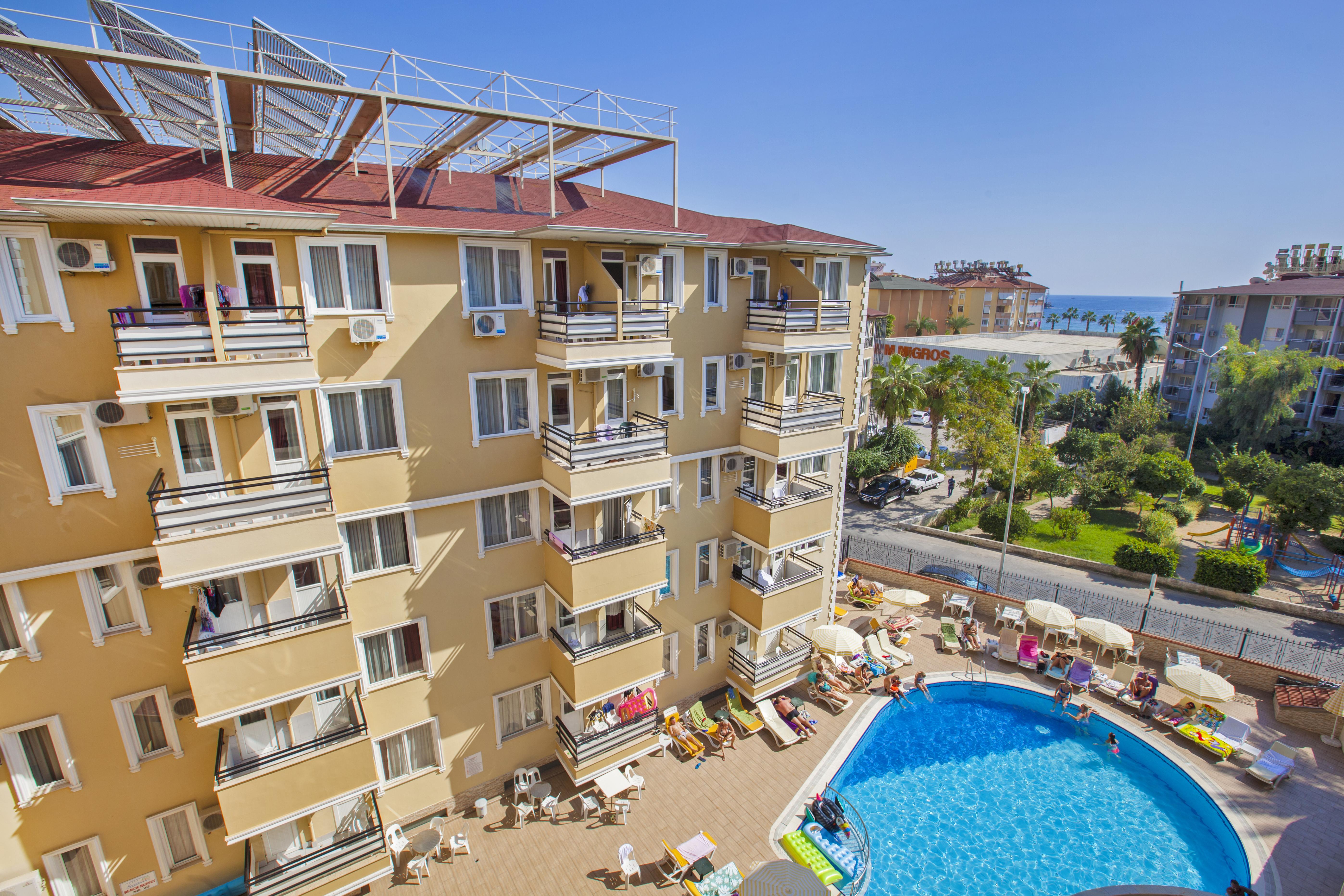 Kleopatra Aydin Hotel Alanya Esterno foto